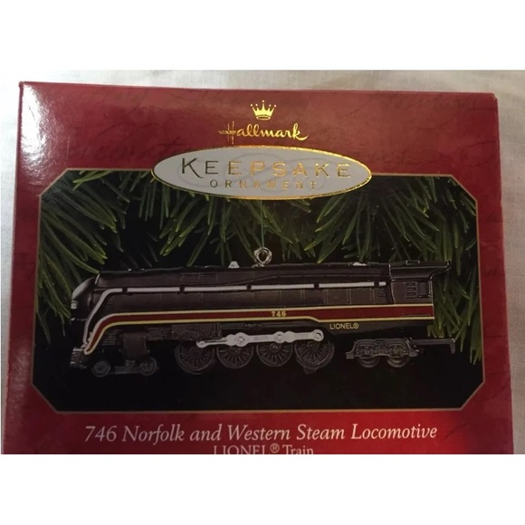 Hallmark lionel 746 Norfolk & western locomotive ornament 1999 - Picture 1 of 6